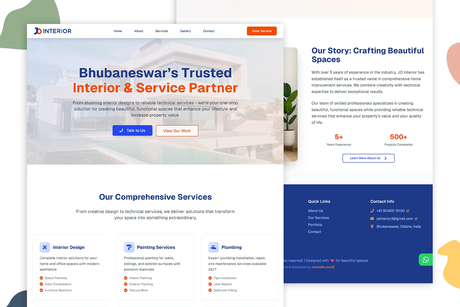 JO Interior – Interior & Home Services Website