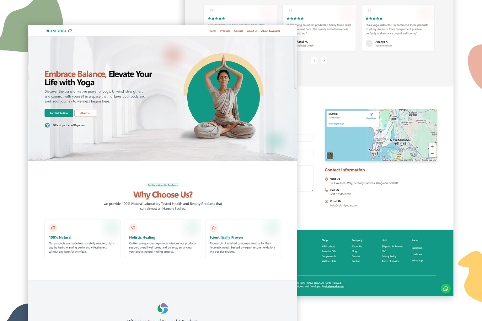 Rukmi Yoga Website